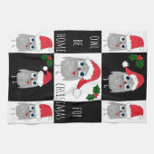 Whimsisches Weihnachtsgeschenk Schüssel Küchentuch (Horizontal)