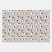 Whimsisches Weihnachtsllamas Geschenkpapier Set (Vorderseite 2)