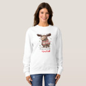 Whimsisches Weihnachtsmoose Sweatshirt (Vorne ganz)