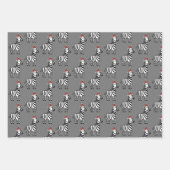 Whimsisches Weihnachtstiertrio Geschenkpapier Set (Vorderseite 2)