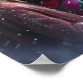 Whimsisches Weihnachtswonderland-Poster Poster (Ecke)