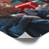 Whimsisches Weihnachtswonderland-Poster Poster (Ecke)