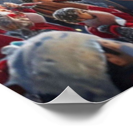 Whimsisches Weihnachtswunder Poster (Ecke)