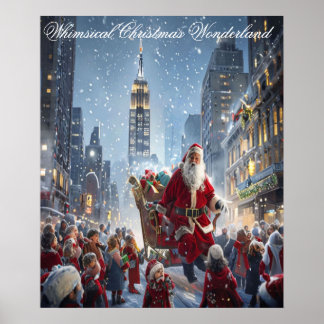 Whimsisches Weihnachtswunder Poster