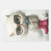 Whimsisches weißes Fleisch Geschenkpapier Set (Vorderseite 2)