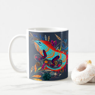 Whimsisches Wesen Iguana Kaffeetasse