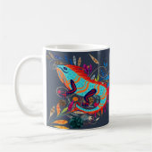 Whimsisches Wesen | Iguana Kaffeetasse (Links)