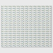 Whimsisches Winterwunderlandmuster Geschenkpapier (Flach)