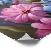 Whimsisfantasy Garden Kitten Kinderzimmer Poster (Ecke)