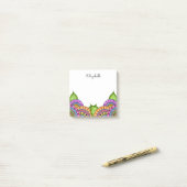 Whimsisfarben Moderne Wasserfarbe Post-it Klebezettel (Auf Schreibtisch)