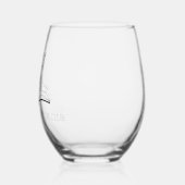 Whimsisical Blume Books Custom Book Club Name Weinglas Ohne Stiel (Links)