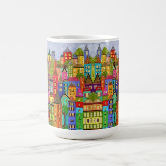 Whimsisical House Coffee Tasse (Mittel)