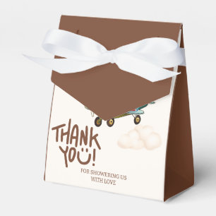 Whimsisical Watercolor Airplane Teddy Bar Vielen D Geschenkschachtel