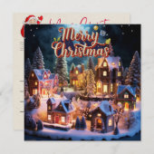 Whimsisical wünscht Weihnachtskarte Mitteilungskarte (Vorne/Hinten)