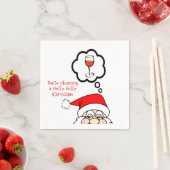 Whimsisischer Weihnachtscocktail Napkins Serviette (Beispiel)