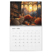 Whimsisisches, gemütliches Bäckereikartentuch aus Kalender (Mär 2026)