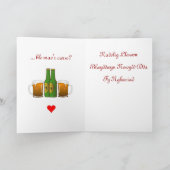 Whimsisromantische Weihnachtskarte Feiertagskarte (Innenseite)