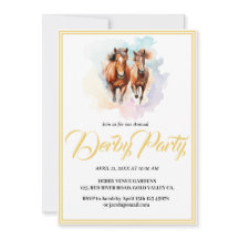 whimsisses modernes Design Horse Derby