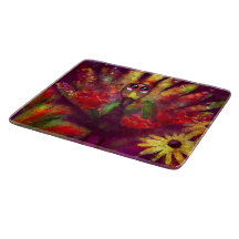 Whimsistisch Abstrakte Türkei Blumengelb