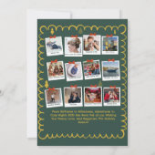 Whimsistisch Was ein Jahr Multi-Foto Weihnachten G Karte (Rückseite)