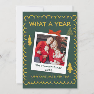 Whimsistisch Was ein Jahr Multi-Foto Weihnachten G Karte