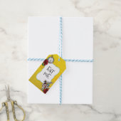 Whimsistische Alice im Wunderland Gold EAT ME Geschenkanhänger (Mit Garn)