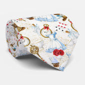 Whimsistische Alice im Wunderland Krawatte (Gerollt)