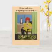 Whimsistische ältere Generation, Geburtskarte Karte (Gelbe Blume)