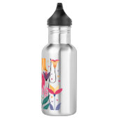Whimsistische Blume Edelstahlflasche (Rechts)