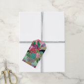 Whimsistische Blume Geschenkanhänger (Mit Garn)