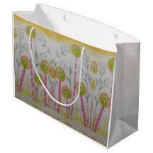Whimsistische Blume Geschenktasche
