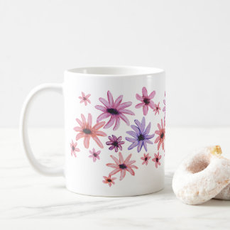 Whimsistische Blume Kaffeetasse