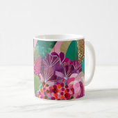 Whimsistische Blume Kaffeetasse (VorderseiteRechts)