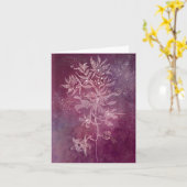 whimsistische Blume Karte (Gelbe Blume)
