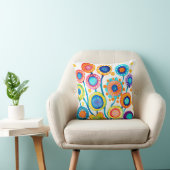Whimsistische Blume Kissen (Stuhl )