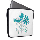 Whimsistische Blume Laptopschutzhülle (Vorne Rechts)