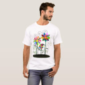 Whimsistische Blume T-Shirt (Vorne ganz)