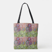 Whimsistische Blume Tasche (Rückseite)