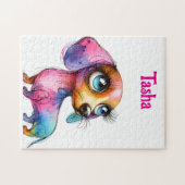 Whimsistische Dackel Puzzle (Horizontal)