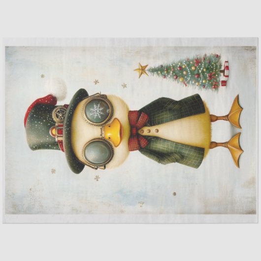 Whimsistische Fantasy Duckling L9 Decoupage Seidenpapier (Vorderseite)