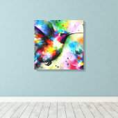 Whimsistische Impressionistin Leinwanddruck (Insitu (Holzboden))