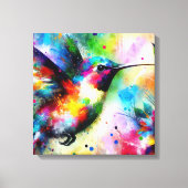 Whimsistische Impressionistin Leinwanddruck (Vorderseite)