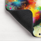 Whimsistische Impressionistin Mousepad (Ecke)