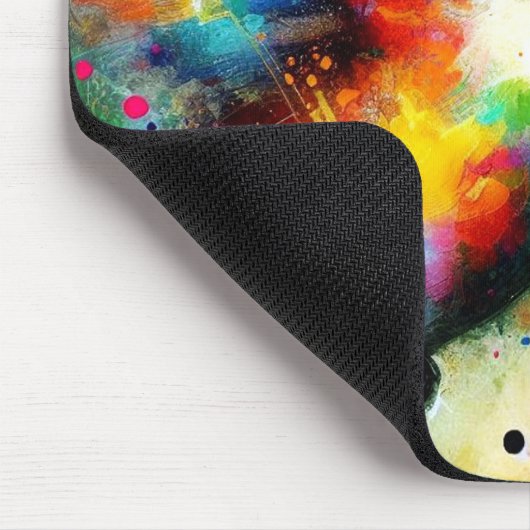 Whimsistische Impressionistin Mousepad (Ecke)