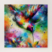 Whimsistische Impressionistin Puzzle (Horizontal)