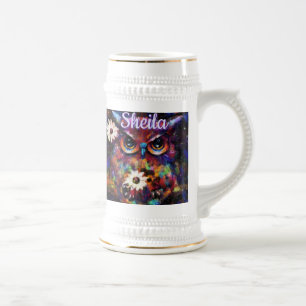 Whimsistische Impressionistische Bläschen Personal Bierglas