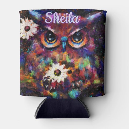 Whimsistische Impressionistische Bläschen Personal Dosenkühler (Vorderseite)