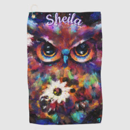 Whimsistische Impressionistische Bläschen Personal Golfhandtuch