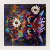 Whimsistische Impressionistische Bläschen Personal Puzzle (Horizontal)