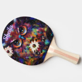 Whimsistische Impressionistische Bläschen Personal Tischtennis Schläger (Seitenansicht)